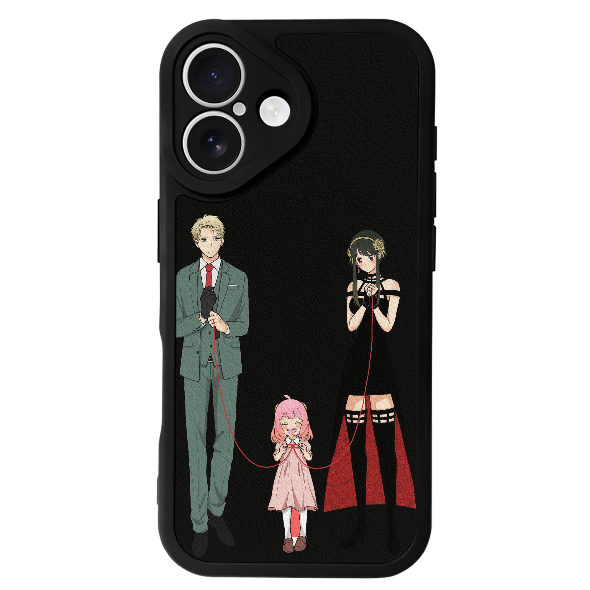 （画像用） SPY×FAMILY间谍家家酒 【iPhone 16シリーズ対応】シリコンスマホケース（レザー調） 材質：シリコン
